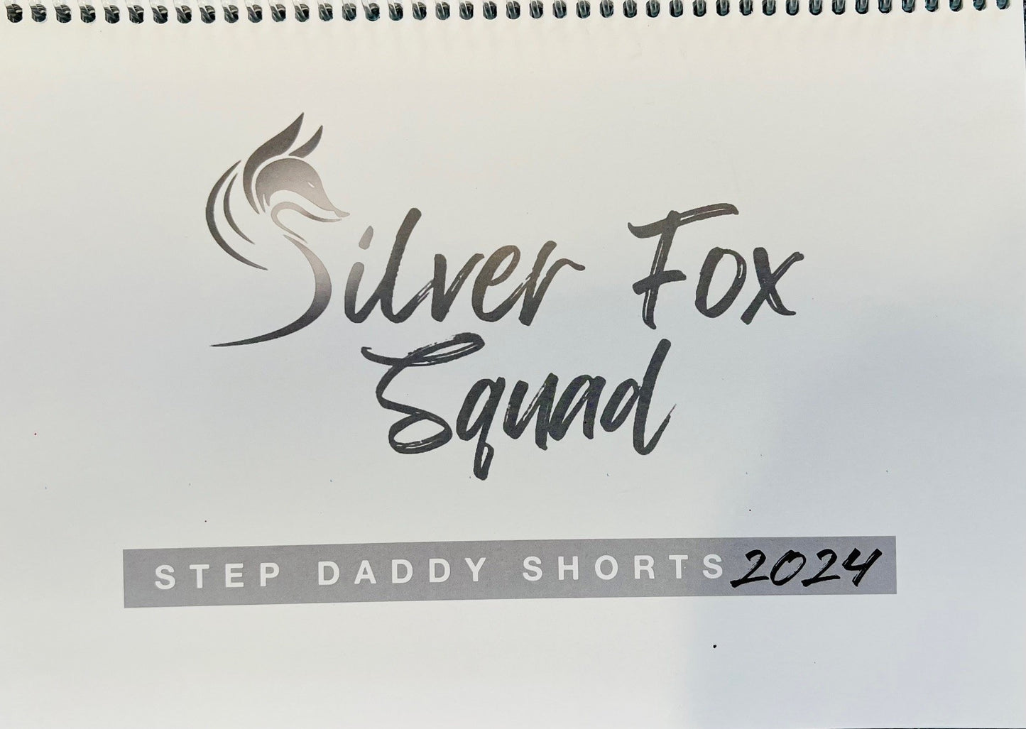 12 month calendar with all The Silverfox Squad LLC members